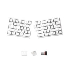 Lite: Wireless Ergonomic Split Mechanical Keyboard Hot Swappable, Compact 60 ...