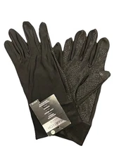 Alfani AlfaTech Driving Gloves Men's Small/Medium Black Touchscreen Compatible