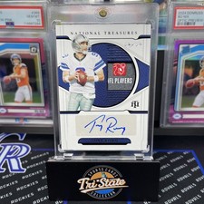 2021 Panini National Treasures Tony Romo 1/1 Auto NFL Players Patch Player Used