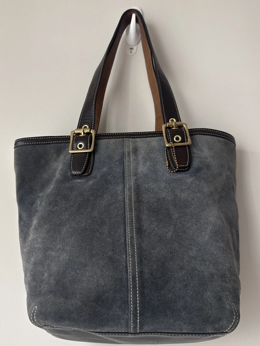 Coach Hampton Suede Exterior Tote Bags & Handbags for Women for