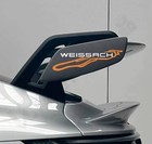 2Pcs (Left &Right) for Porsche Weissach Package Rear Wing Sticker Decal 7" x 2"