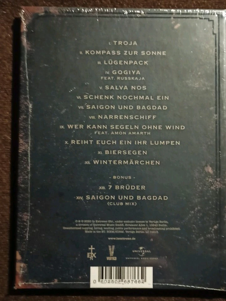 In Extremo "Kompass Zur Sonne" Ltd. Deluxe Edition. Neu + verschweißt. - Bild 2 von 2