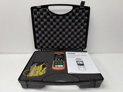 Extech SDL200 4-Channel Temp Meter Data Logging Thermometer W SD Card GHC-40