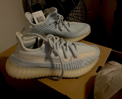 Size 4 - adidas Yeezy Boost 350 V2 Cloud White Non-Reflective