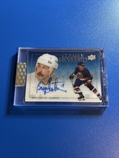 23-24 UPPER DECK CLEAR CUT CLEARLY REVERED AUTO Bryan Trottier 1/25 🔥