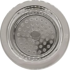  2Pk Westbrass D2145-05 3-1/2" Post Style Kitchen Sink Basket Strainer SN 