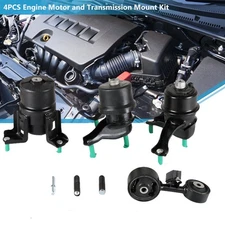 Set of 4 Engine Motor and Transmission Mount Kit For Toyota Camry 2.4L 2002-2006
