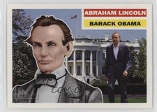2009 Topps Heritage American Heroes Edition Abraham Lincoln Barack Obama 0s07