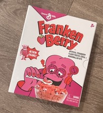 Limited Edition Franken Berry Cereal Box Figurine General Mills