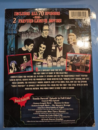 The Munsters: the Complete First Season (DVD, 1964) - Picture 2 of 2