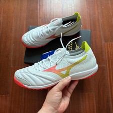Mizuno Morelia Neo Sala Beta Japan TF Mens Turf Soccer Shoes White Q1GB269054