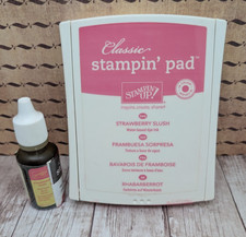 Rare Stampin Up Classic Stampin Ink Pad and Reinker -Choose your color  s2 