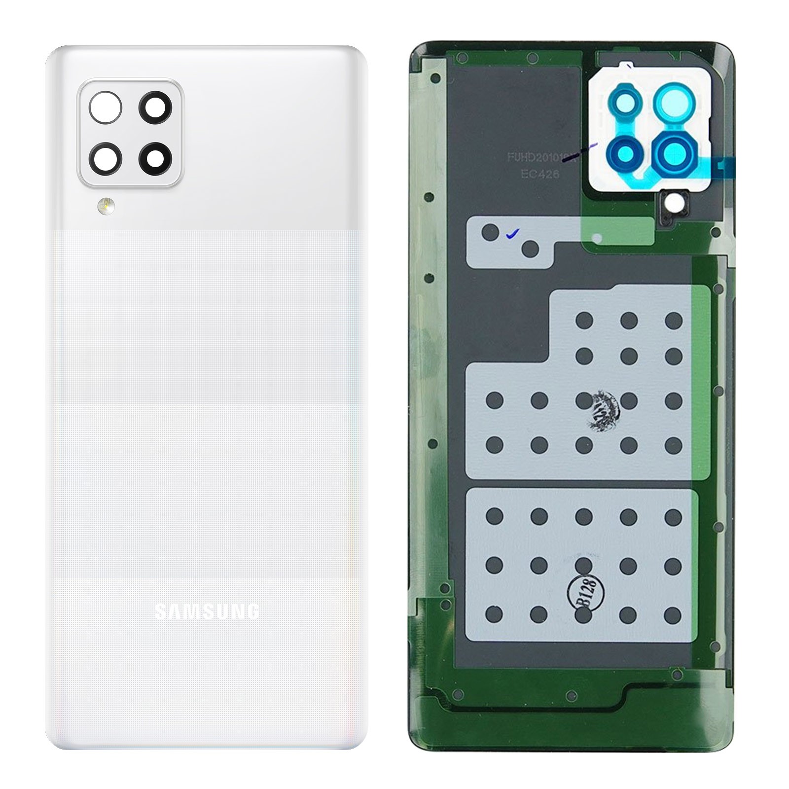Cache batterie Galaxy A42 5G d'origine Samsung de couleur blanche