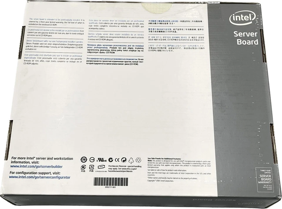 INTEL S3210SHLC SINGLE PROCESSOR DDR2 6 SATA PORT PCI-E (SERVER MOTHERBOARD) NEW - Image 4 of 4
