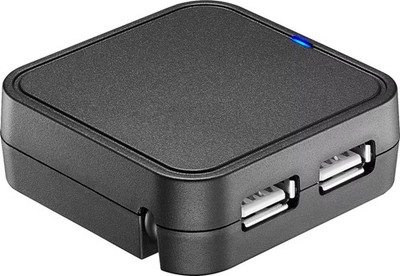 Best Buy essentials- 4-Port USB 2.0 Hub - Black