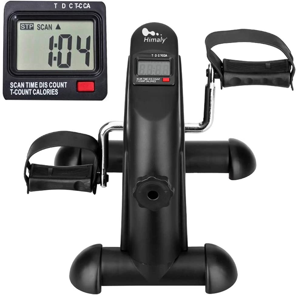 Mini Under Desk Exercise Bike for Arms & Legs Portable Pedal Exerciser