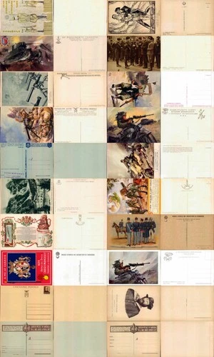 WW2-RSI-SOCIAL-REGIMENTAL MILITARY MILITARY MILITARY MILITARY lot 20 pieces-001A