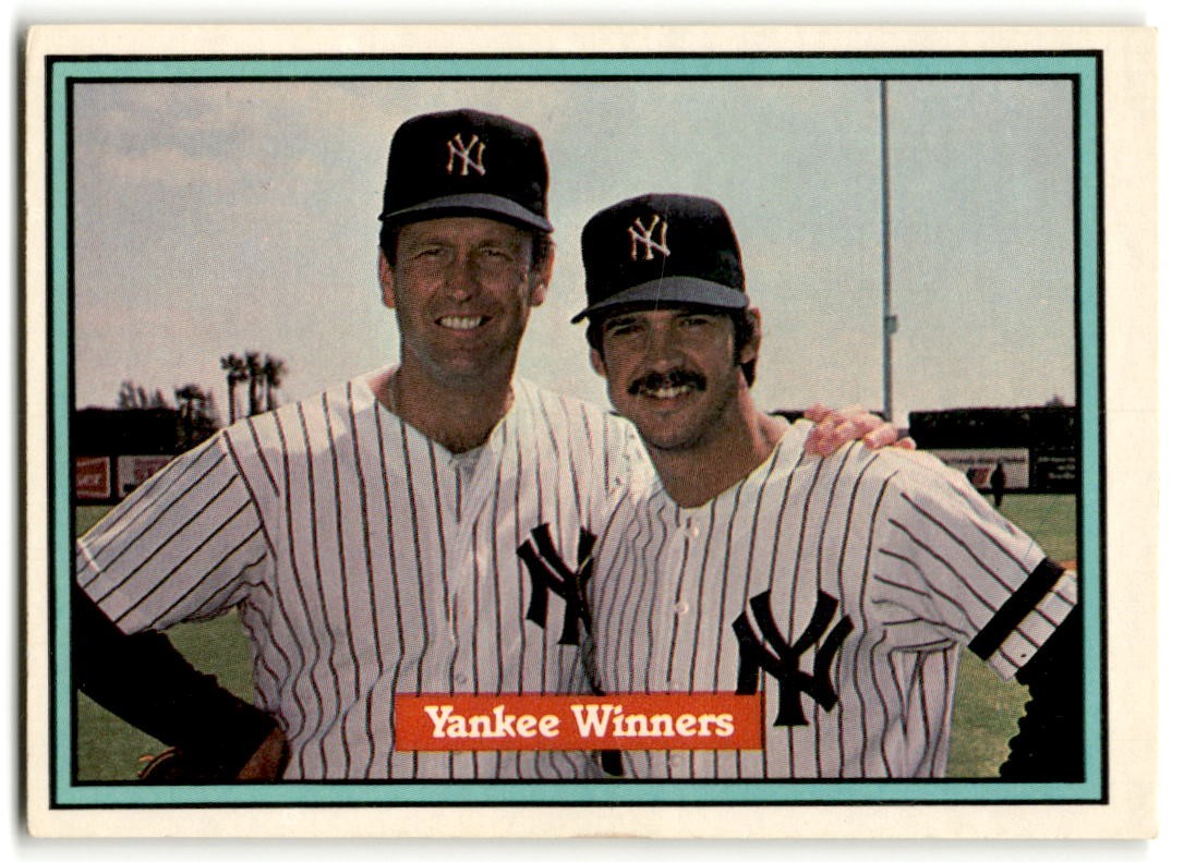 1982 Donruss #558 Yankee Winners New York Yankees