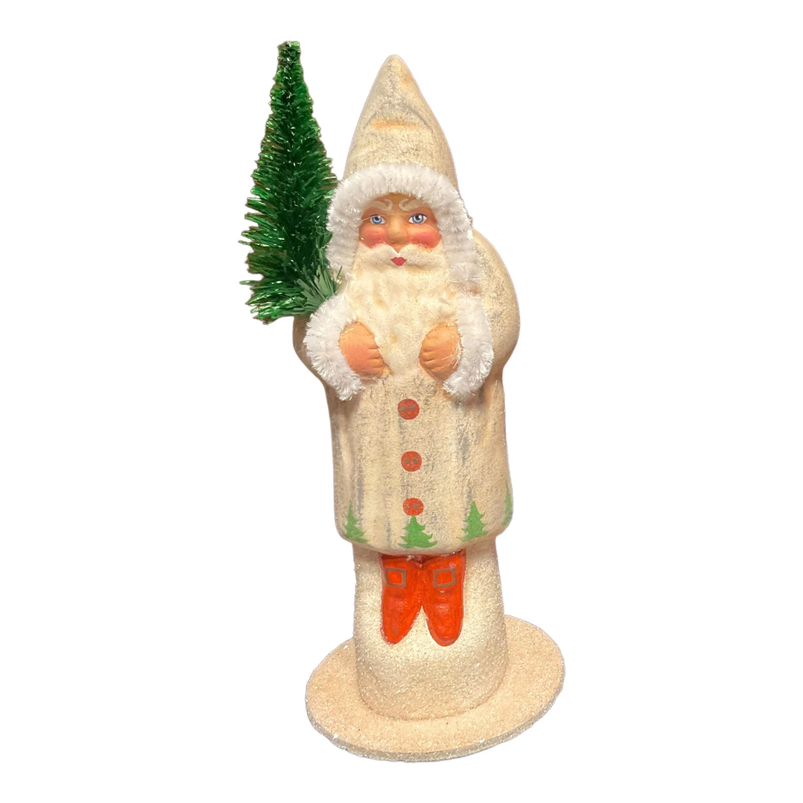 Ino Schaller Santa Paper Mache Candy Container