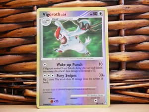 Pokemon VIGOROTH 68/123 REV HOLO | LP Light Play | Mysterious Treasures | 2007