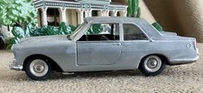 Solido #121 ~Lancia Flaminia Coupe -Silver (Repaint)~ 1:43 Scale -Made in France