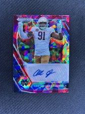 2021 Prizm Draft Picks Collegiate Adetokunbo Ogundeji Auto RC Red Ice #DPA-AOG