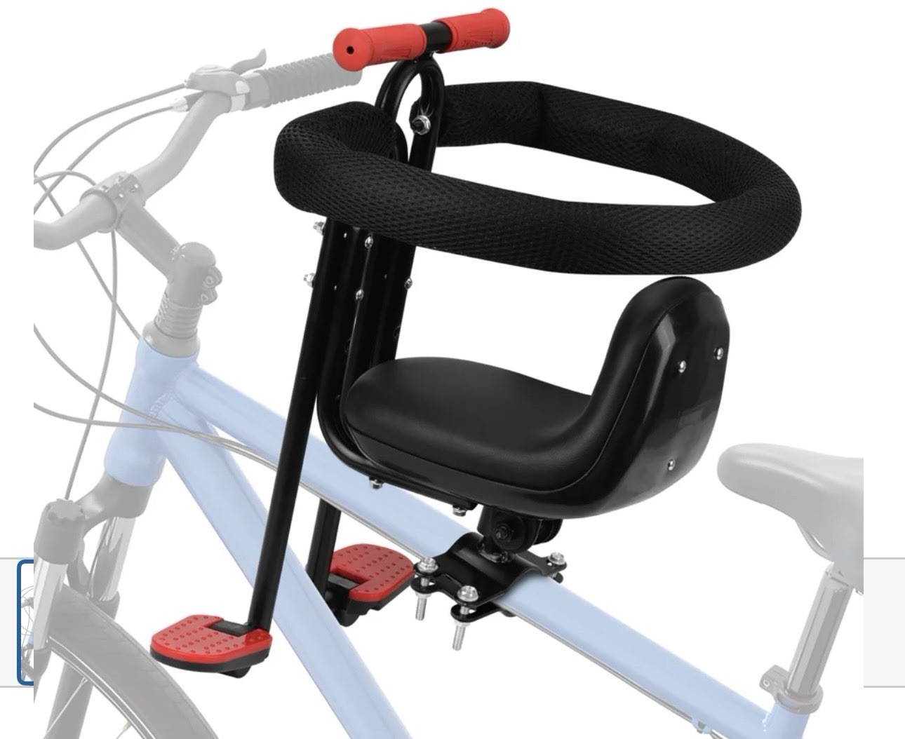 Ercabikker Child Bike Seat Front Mount Kids Bike Seat for Adult bike kids 2-4