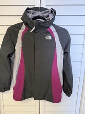 The North Face HyVent Jacket   Girls Size 10/12 Waterproof  Stylish      