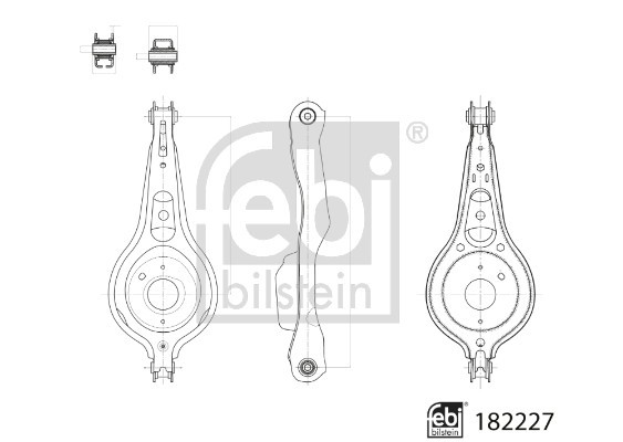 1X Febi Bilstein 182227 Lenker RadaufhäNgung FüR Ford-image