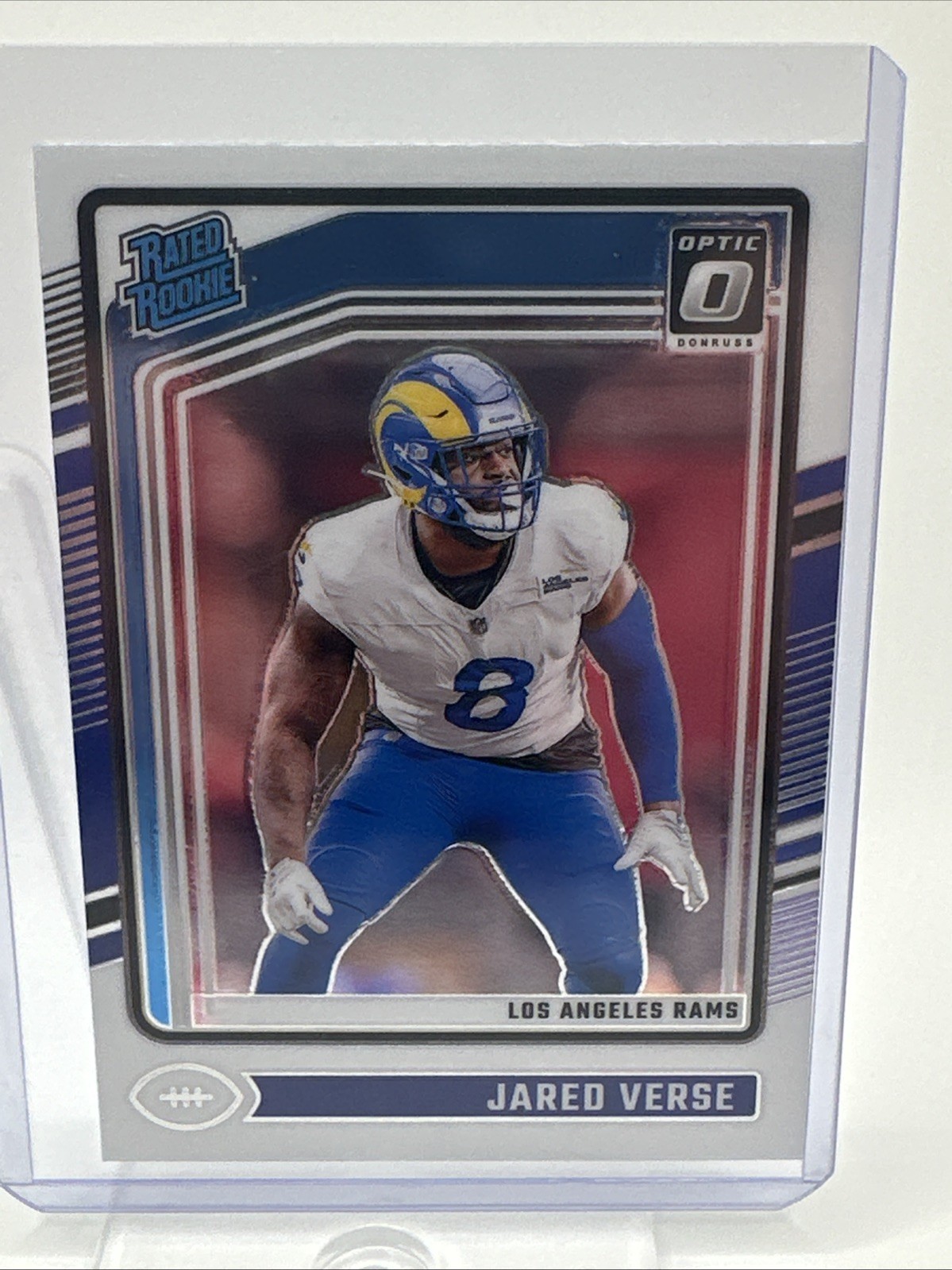 2024 Donruss Optic Football Jared Verse Silver HOLO RC #242 DROY