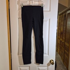 Princess Vera Wang Womens XS Black Slim Leg Pull On Stretch Pants RN73277