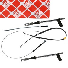 5x febi Handbremsseil für OPEL CORSA C 1.0 1.2 1.4 1.3/1.7 D vorne + hinten