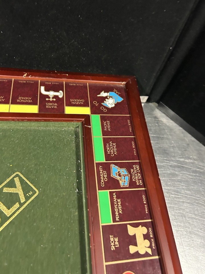 Monopoly Vintage 1991 Franklin Mint édition Collector