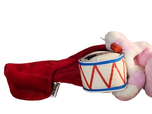 Calza di Natale Peluche Coniglietto Energizer Rosa Vintage 1993 Lunga 28" - Foto 10 di 18
