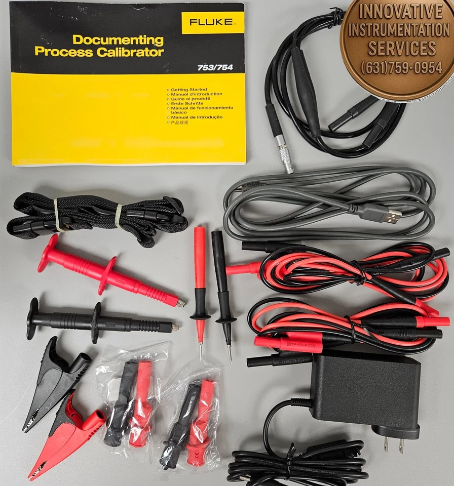 FLUKE 754 CALIBRATOR W/HART CALIBRATED 12/2025 + CASE + ACCESSORIES + FREE SHIP! - Image 3 of 4