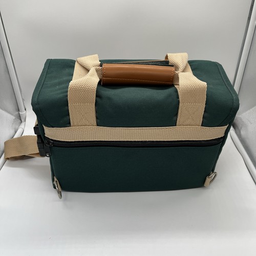 Vintage Canon Camera Bag Green 12x7x8 Padded - Picture 2 of 6