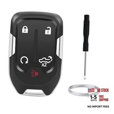 5-Button Keyless Entry Remote Key Fob Shell Replacement Fits for 2019-2020 GMC