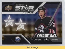 2022-23 Upper Deck Credentials 2nd Star of the Night Rookies Jack Quinn READ i9l
