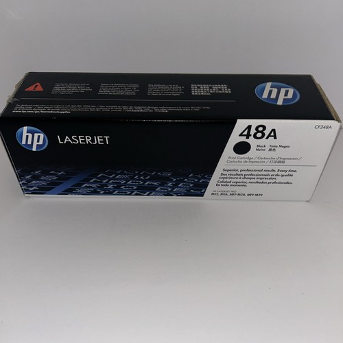 Kaseta z czarnym tonerem HP 48A CF248A Oryginalne otwarte pudełko
