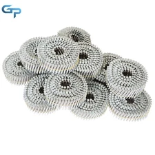 1-3/4" x 0.092" 3600Pcs Siding Nails 15Degree Collated Wire Coil Full Round Head