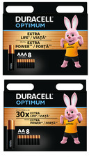 Duracell Optimum Ultra Power AA & AAA Alkaline Batteries LR03 LR6 Most Power UK