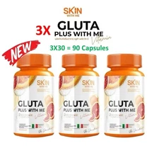 3X GLUTA Plus WITH ME Vitamin C Blood Orange Antioxidant Bright Skin NEW FORMULA