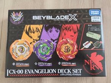TAKARATOMY MALL EVANGELION STORE Exclusive BEYBLADE X CX-00 Evangelion Deck Set