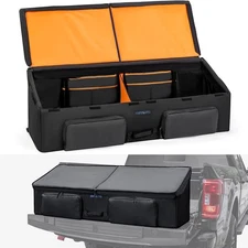  Full Size Truck Bed Cargo Box Organizer for Pickup, Waterproof Truck Bed 