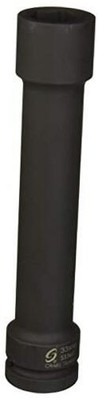  533MEL 1-Inch Drive Extra Long Metric Impact Socket, 33-Mm 