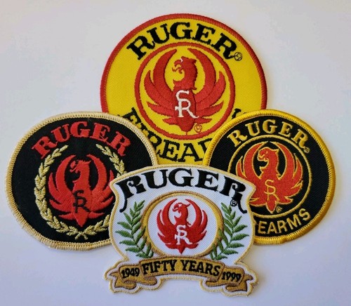 STURM RUGER FEUERWAFFEN bestickte Aufnäher (X4)