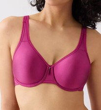 WACOAL 855192 BASIC BEAUTY Full Figure Seamless UW Bra  BERRY FIZZ  NWT 62