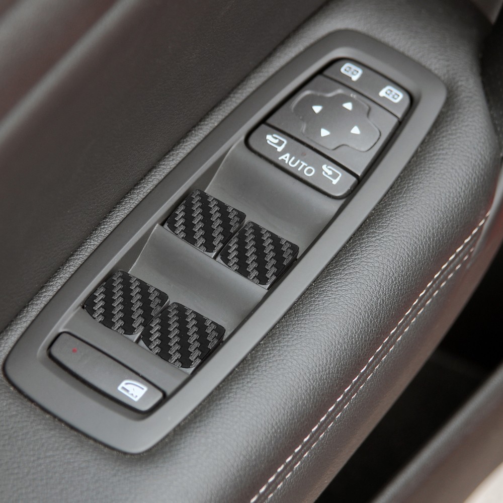 Car Button Decal Sticker Window Buttons Lift Cover Interior Decals