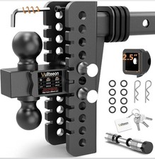 Vullteeon Adjustable Trailer Hitch - Drop Hitch For 2.5 Inch Receiver-8... Vullteeon Adjustable Trailer Hitch - Drop Hitch For 2.5 Inch Receiver-8...