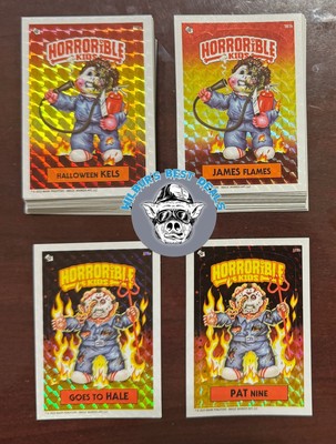 2022 HORRORIBLE KIDS 7th Series COMPLETE SET 90 Foil CARDS MARK PINGITORE Rare